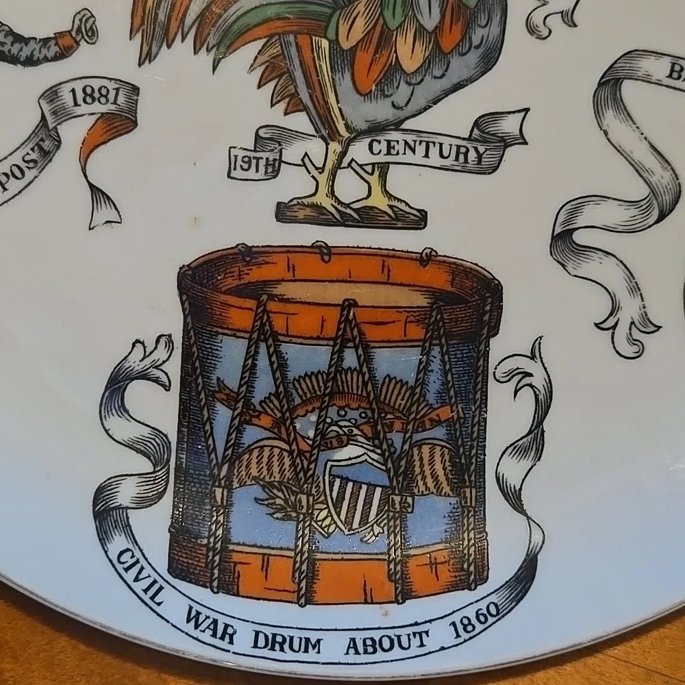 MCM Lipper & Mann Inc. Americana Plate